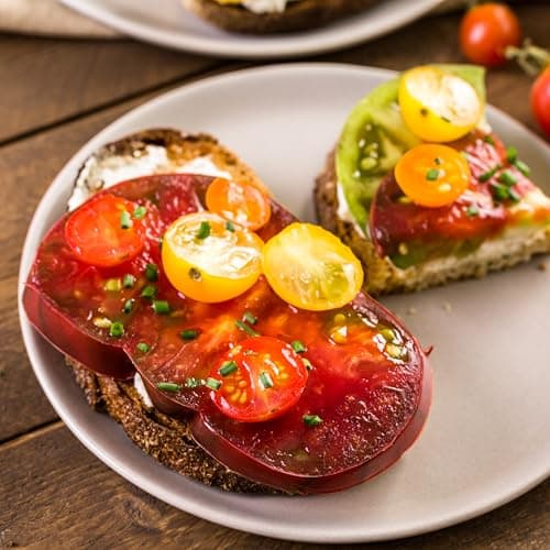 Purely Organic Tomato Seeds (Cherokee Purple) - Approx 75 Seeds - Certified Organic, Non-GMO, Open Pollinated, Heirloom, USA Origin