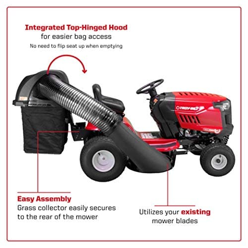 MTD Genuine Parts Double Lawn Mower Bagger - for 36-Inch Lawn Tractors (2020 and After) - Fits Various Troy-Bilt Models, (19A30045OEM)