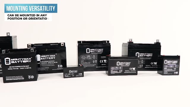 Mighty Max Battery ML-U1-CCAHR -12 Volt, 320 CCA, Nut and Bolt (NB) Terminal, Rechargeable SLA AGM Battery