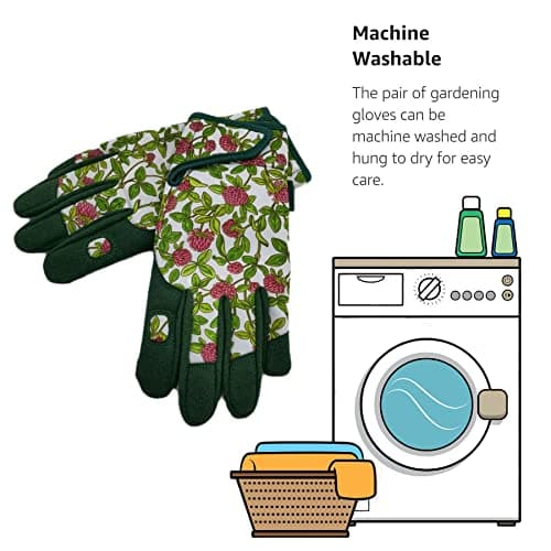 Thorn Proof&Puncture Resistant Gardening Gloves with Grip,Garden Gloves for Women, Leather Work Gloves,Gifts