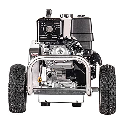 SIMPSON Cleaning ALWB60828 Water Blaster Series 4200 PSI Gas Pressure Washer, 4.0 GPM, Honda Engine, Includes Spray Gun and Wand, 5 QC Nozzle Tips, Monster Series 3/8-in. x 50-ft. Hose, (49-State)