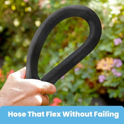 2025 Upgraded Non-Expanding Garden Hose, Lightweight, Flexible Ultra-Light Water Hose, Burst-Resistant, Lead-Free, Anti-Kink, High-Pressure (50 FT)