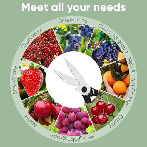 Garden Flower Scissors, Multi-functional Pruning Gardening Scissors Floral Shears, Strong Pruner for for Flowers, Fruit,Branches, Potted Landscape