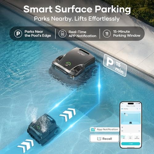 Aiper Scuba X1 Pro Max All-in-One Pool Cleaning Robot with Caddy, Pool Mapping, Adaptive Path, 8500 GPH Power, Double Filtration, Smart Surface Parking, Pool Vacuum for All Inground Pools