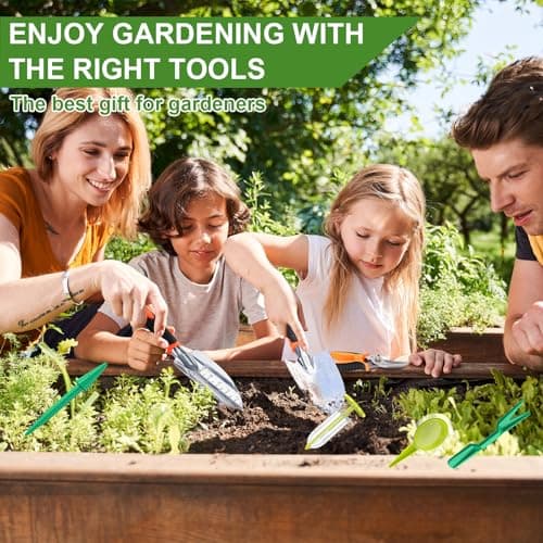 8 Pack Sowing Seed Dispenser Seeder Sower Planter Set, Handheld Mini Seedlings Dibber and Widger Garden Hand Tool, Ideal Gardening Tools for Small Seeds of Flowers, Vegetables
