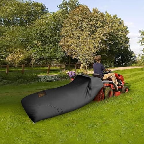 Lawn Tractor Leaf Bag, Grass Catcher Bag, 78.7 x 51.1Inch, Large Capacity for Fast Leaf Collection, Mesh Vent Design,Upgraded Thickened Heavy Duty Material Fits for Most Riding Lawn Mowers