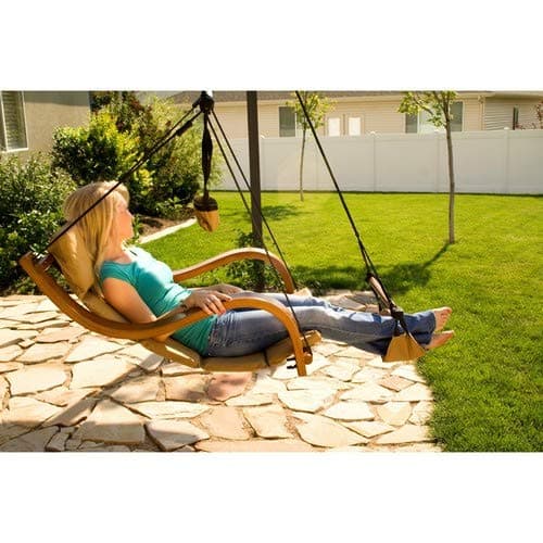 Hammaka Nami Deluxe Hanging Hammock Lounger Chair In Tan