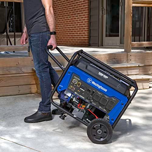 Westinghouse 6600 Watt Home Backup Portable Generator, Remote Electric Start with Auto Choke, Transfer Switch Ready, RV Ready, CO Sensor