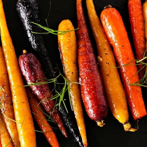 Organic Carrot Seeds (Rainbow Blend) - Approx 500 Seeds - USDA Organic, Non-GMO, Open Pollinated, Heirloom, USA Origin