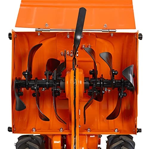 YARDMAX 18 in. 209 cc Gas OHV Engine Rear Tine Tiller with Dual Rotating Tilling