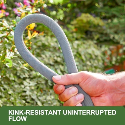 2025 Upgraded 50FT Non-Expanding Garden Hose, Ultra-Light & Flexible Water Hose - Burst-Resistant, Kink-Free, High-Pressure, All-Weather Use for Lawns, Gardens, and Outdoor Cleaning