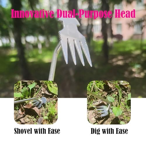 Hand Weed Puller Dual-Action 4-Claw Weeder with Ergonomic Grip Garden Tool for Efficient Root Removal Precision Weed Extraction Ideal for Garden Enthusiasts