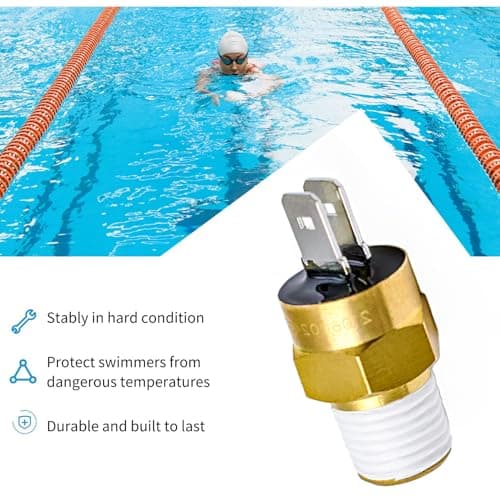 140F Automatic Gas Shutoff Switch 42002-0025S Compatible with Pentair Pool and Spa Heater Electrical Systems