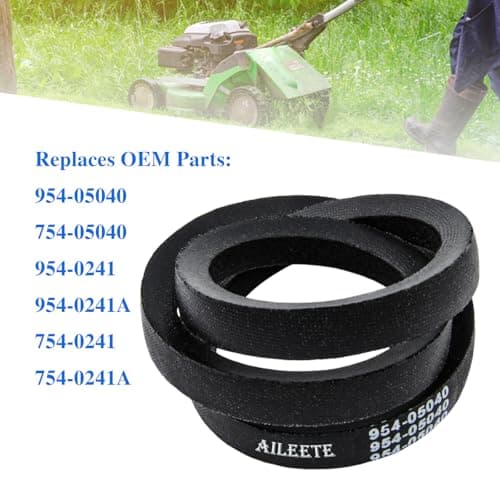 954-05040 Upper Drive Belt 5/8" x 35-1/4" for MTD Craftsman Troy-Bilt Cub Cadet Yard Machines Huskee Lawn Tractor & Riding Mower, Replaces 754-05040 954-0241 954-0241A 754-0241 754-0241A