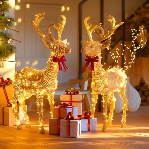 Minetom Fairy Lights Plug in, 33Ft 100 LEDs Waterproof Silver Wire Firefly Lights, Adaptor Included, Starry String Lights for Wedding Indoor Outdoor Christmas Patio Garden Decoration, Warm White