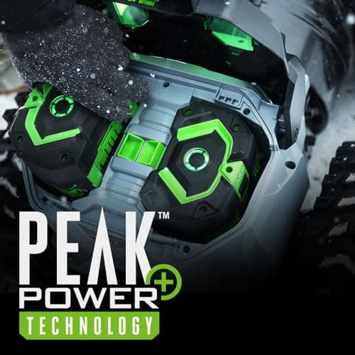 EGO SNT2416 56-Volt 24" Self-Propelled 2-Stage XP Snow Blower with Peak Power™, (2) 10.0Ah Batteries and Dual Port Charger Included