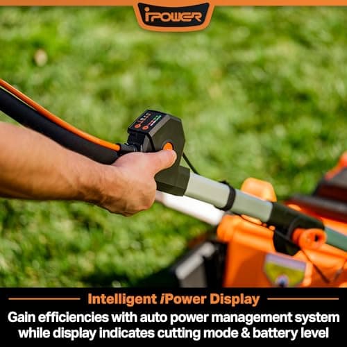 LawnMaster CLMF4819A 48V MAX* 19-inch Brushless Cordless Mower with 2X24V MAX* 4.0Ah Battery and a Dual Charger