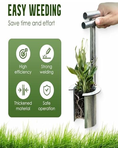 Bulb Planter Tool,2025 New Gardening Bulb Transplanter,Stainless Steel Fruit Tree Seedling Transplanter,Heavy Duty Stainless Steel Seed Planting Tools for Flowers Digging Holes Sowing Plant Bulb(1PCS