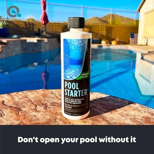Pool Opening Chemical - 32oz for up to 30,000 gallons - Pool Starter Kit for Above Ground & Inground Pools - AquaDoc Pool Chemicals Made in USA