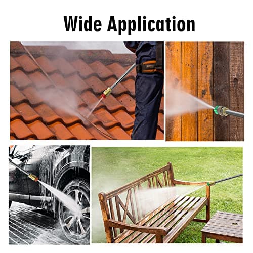 5000 Max PSI Electric Pressure Washer, Power 3.6 GPM Power Washer Machine with Hose Reel,4 Quick Connect Nozzles, Foam Cannon, for Cars, Patios, and Floor Cleaning