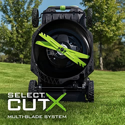 EGO POWER+ Electric Lawn Mower, Self-Propelled Cordless with Select Cut and Touch Drive, Includes (2) 56V 6.0Ah Batteries and Rapid Charger - LM2134SP-2