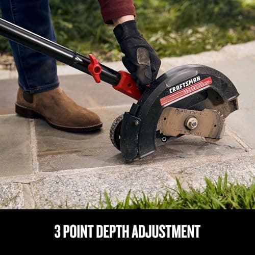 CRAFTSMAN 20V Edger Lawn Tool, Cordless Trencher, Bare Tool Only (CMCED400B)