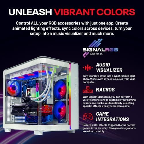 Skytech King 95 Gaming PC Desktop, Ryzen 7 9800X3D 4.7 GHz (5.2 GHz Turbo Boost), NVIDIA RTX 5070 Ti 16GB GDDR7, 1TB Gen4 SSD, 32GB DDR5 RAM 5600 RGB, 850W Gold PSU, 360mm ARGB AIO, Wi-Fi, Win 11