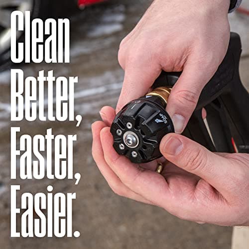 Westinghouse Pressure Washer 6-in-1 Nozzle Attachment - 3600 Max PSI, 1/4” Connector - for Gas and Electric Pressure Washers
