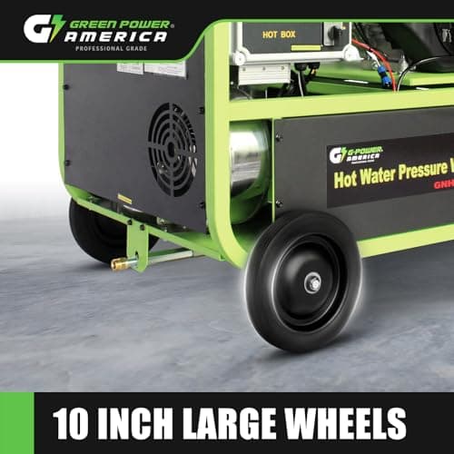 Hot Water Pressure Washer Commercial Movable Gasoline Engine 4 GPM, 4000 PSI, Electric Start, 49 State Approved(excluding California)