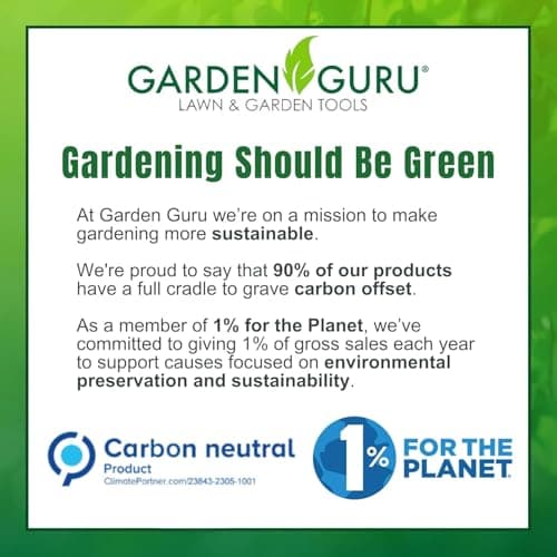 Garden Guru Transplanter Trowel Shovel - Stainless Steel - Rust Resistant - Ergonomic Grip - Perfect Hand Shovel Tool for Gardening Weeding Transplanting and Digging in Garden Beds