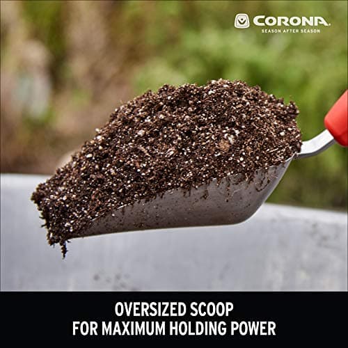 Corona Stainless Steel ComfortGEL Transplanter, red