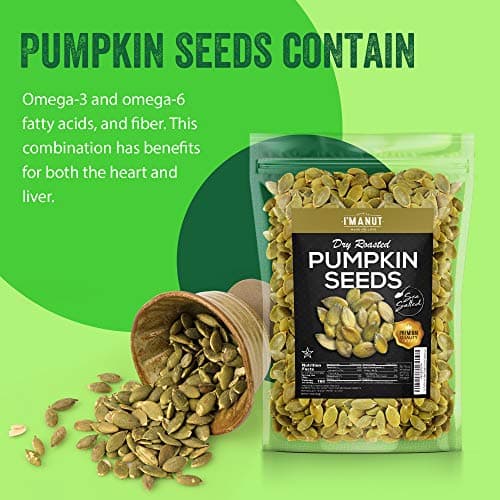 Oven Toasted Pumpkin Seeds with Sea Salt (Papitas) 48 oz (3 lb) Batch Tested Gluten & Peanut Free | No Oils | No PPO | Non GMO | Vegan and Keto Friendly | Premium Quality