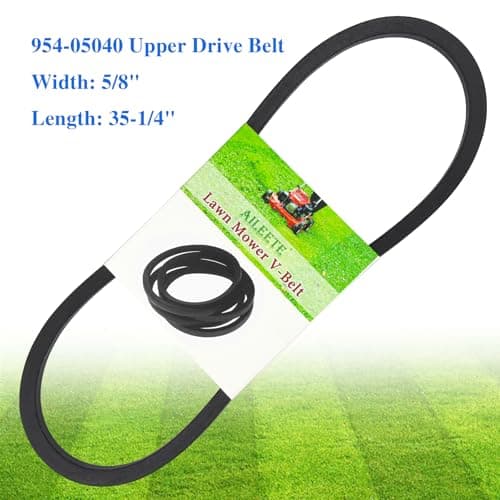 954-05040 Upper Drive Belt 5/8" x 35-1/4" for MTD Craftsman Troy-Bilt Cub Cadet Yard Machines Huskee Lawn Tractor & Riding Mower, Replaces 754-05040 954-0241 954-0241A 754-0241 754-0241A