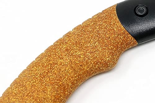 KAKURI Japanese Pruning Saw with Sheath 8.2" Made in JAPAN, Japanese Hand Pull Saw for Gardening and Camping, Non-Slip Cork Handle