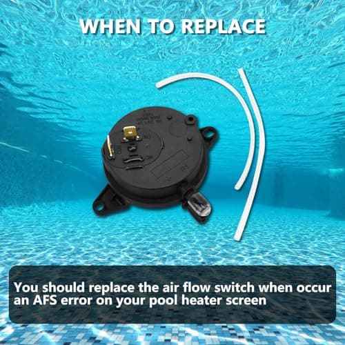 RAMATA 42001-0061s Air Flow Switch Pressure Switch Electrical System AFS Replacement for Pentair Mastertemp and Sta Rite Max E Therm Pool Spa Heater, Also Replaced Old OE # 42001-0059s