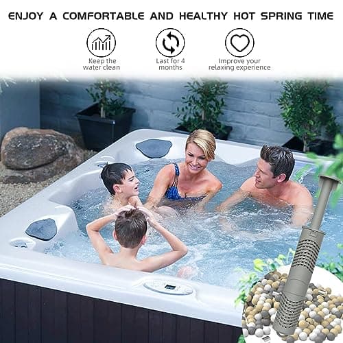 ROYOR Hot Springs Silver Ion Cartridge - Spa Mineral Sticks for Hot Tub, Spa Silver Ion Cartridge for Spa Hot Tub, 2 Pack