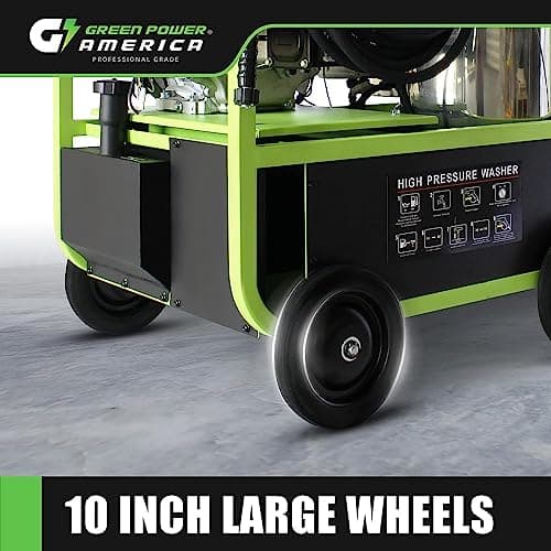 Commercial Hot Water Pressure Washer GNHW4540E - 4500 PSI, 4.1 GPM, Gas Engine, Diesel Burner