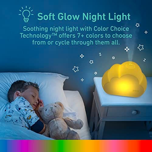 Pure Enrichment PureBaby Cloud Ultrasonic Cool Mist Humidifier - Quiet Variable Mist for up to 24 Hrs, Color Night Light, BPA-Free, Ideal for Baby