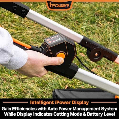 LawnMaster CLMF4821A Cordless Lawn Mower Brushless 48V MAX* 21Inch 3-in-1 Function Up to 1/2 Acre with 4X24V MAX* 4.0Ah Battery and a Dual Charger