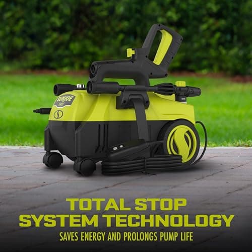 Sun Joe SPX3160 Max 11-Amp Electric High Pressure Washer, w/ Foam Cannon, Swivel Wheels, 0-45 degree Twist Nozzle