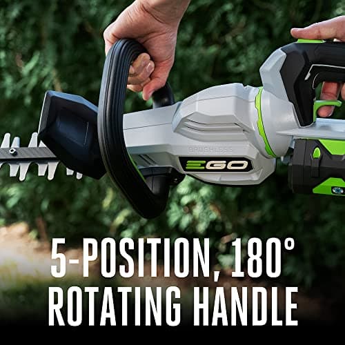 EGO Power+ HT2601 26 Inch Hedge Trimmer with Dual-Action Blades, 2.5Ah Battery and Standard Charger Included, Black