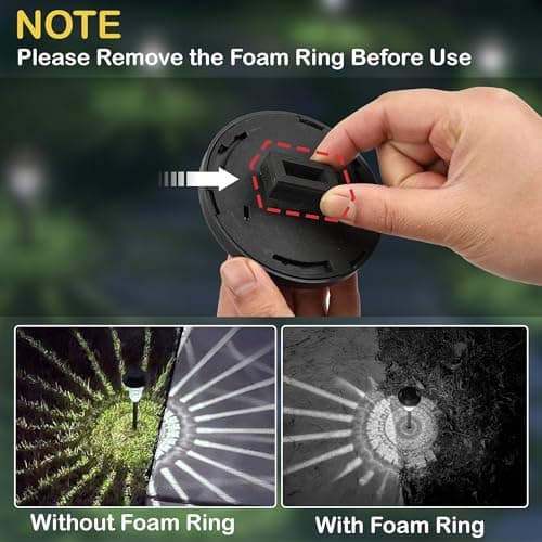 Solar Pathway Lights Outdoor Waterproof, 8 Pack 6500K Solar Garden Lights with Auto On/Off, Bright Outdoor Garden Decor for Yard Patio Walkway Lawn Landscape, Cold White