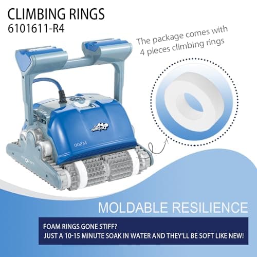 Nautilus Pool Robot Replacement Parts Kit, Guide Wheels, Pulley Gears, Timing Track, Climbing Ring, Compatible with M200 DX3