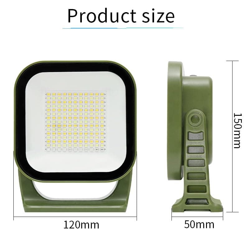 Portable Work Light, 4000LM, IP65 Waterproof Magnetic Work Lights with Stand, 12000mAh PowerBank LED Rechargeable Lights, 1/4” Threaded Port Flood Light for Job Site, Car Repairing