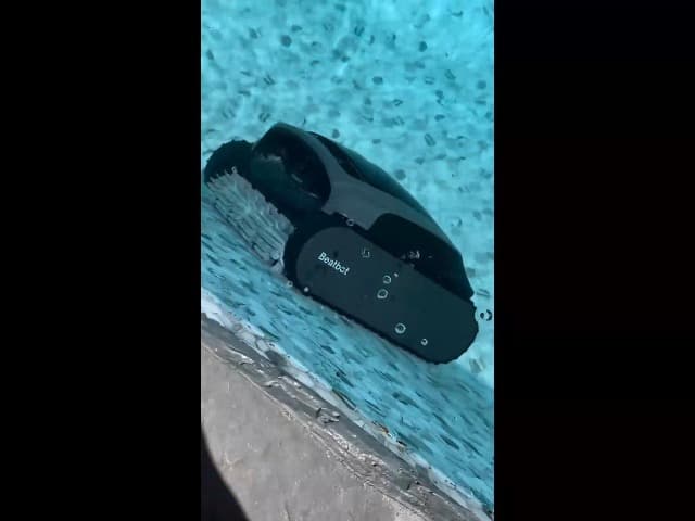 Beatbot AquaSense Cordless Robotic Pool Vacuum Cleaner - Intelligent Path Opimization, Cleans Floor, Walls, and Waterline - Suitable for Above & In-Ground Pools up to 2,260 sq.ft. - Silver