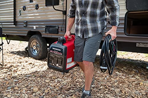 Honda EU2200ITAN1 2200-Watt 120-Volt Companion Super Quiet Portable Inverter Generator with CO-Minder - 49-State