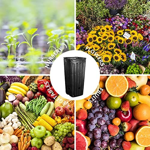 Iceyyyy 40Pcs Tall Tree Pots,Plastic Deep Nursery Treepots,7.8" Tall Seedling Flower Plant Container Pots for Indoor Outdoor Garden Plants (40pcs)