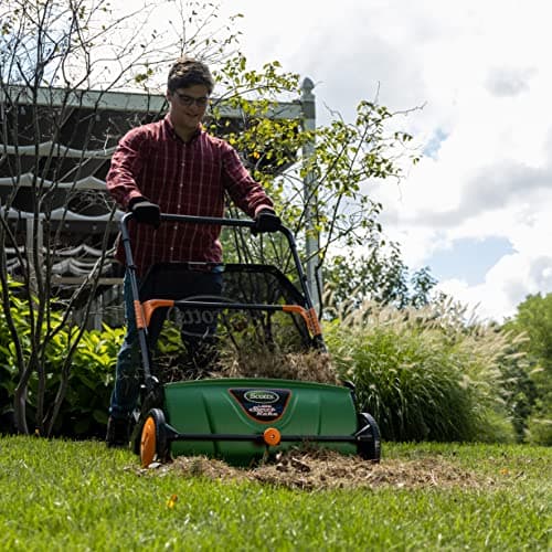 Scotts Outdoor Power Tools LSW70026S 26-Inch Push Lawn Sweeper, Black/Green