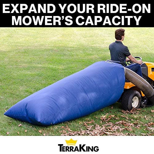 Lawn Tractor Leaf Bag - 54 Cubic Foot Standard Leaf Bag - 120-inch Opening – for 2 Bag Material Collection Systems – Ride-On Lawnmowers - Heavy Duty Material – Fast & Easy Leaf Collection [LTLB95000]