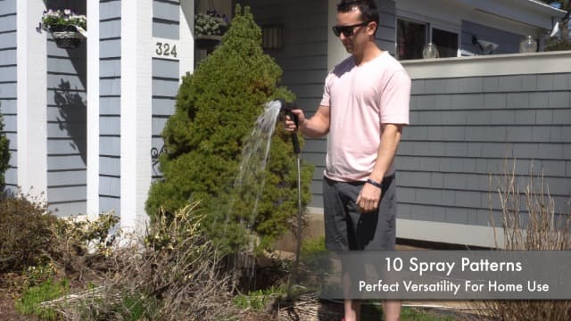 Garden Hose Metal 100FT, Stainless Steel Heavy Duty Water Hose With 10 Function Nozzle, No-Kink, Tough & Flexible, Sturdy and Lightweight, Rust Proof for Yard, Outdoor, RV